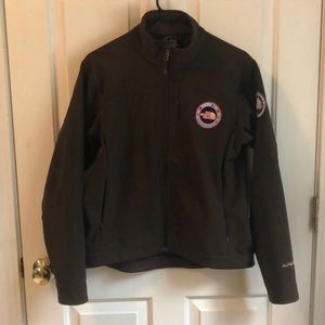 Brown north face jacket